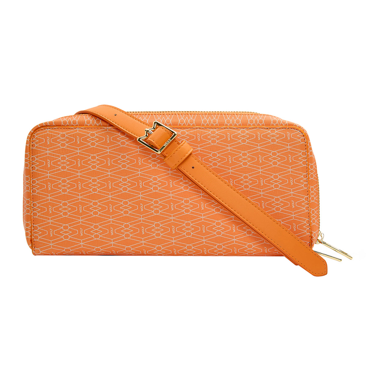 WOLF 1834 – Signature Reisetasche für Dokumente und Wertsachen – Orange – Art. 776839 – Ansicht 2