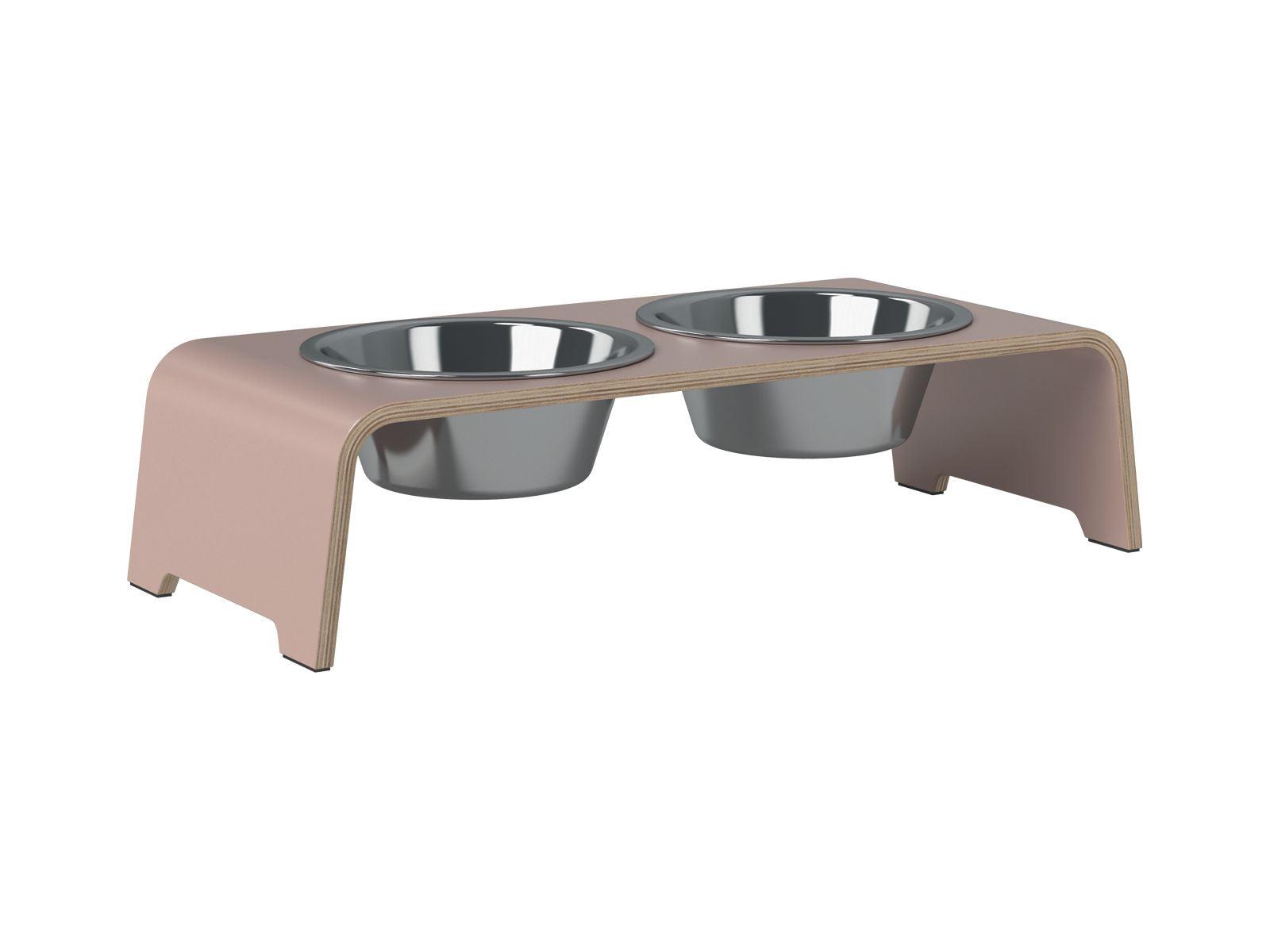 dogBar - LIMITED 2022 S - HPL antique pink mit Edelstahl