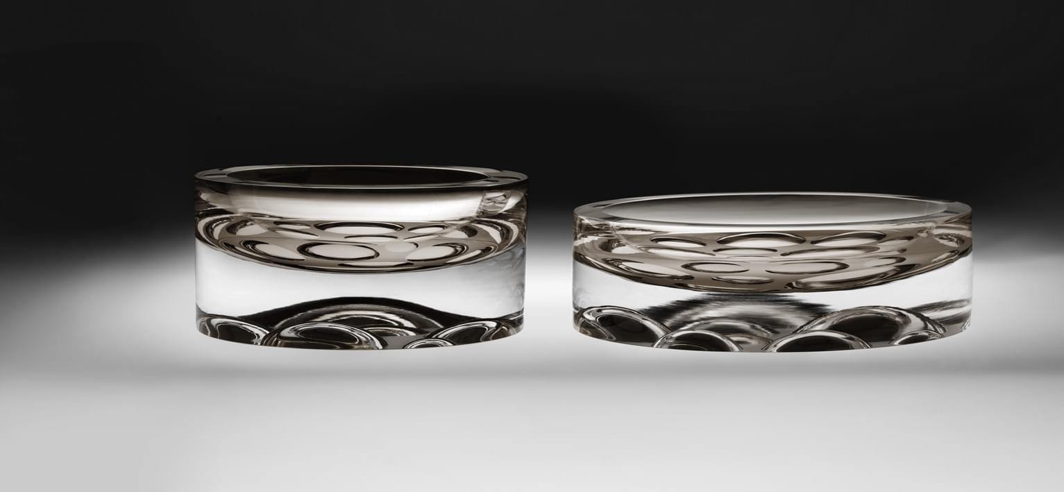 Anna Torfs - Deep Tisch Accessoires - Schale-Tisch Accessoires-Anna Torfs-small-smokey crystal-TOJU Interior