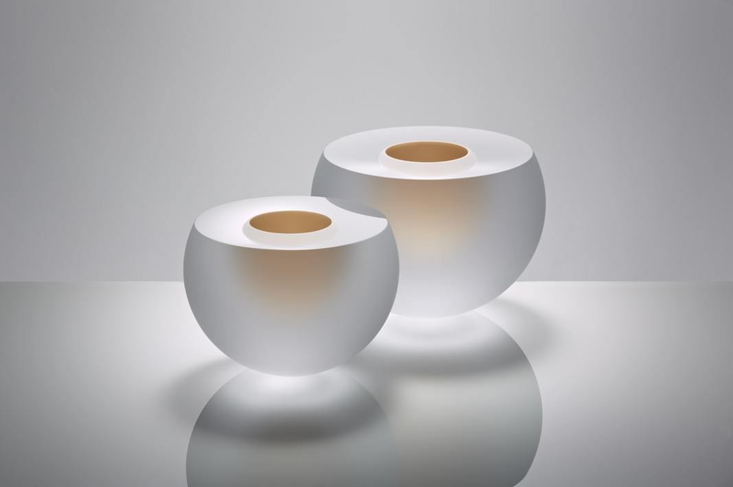 Anna Torfs - Double Bubble Solo Tisch accessoire - Schale-Tisch Accessoires-Anna Torfs-small-powder-TOJU Interior