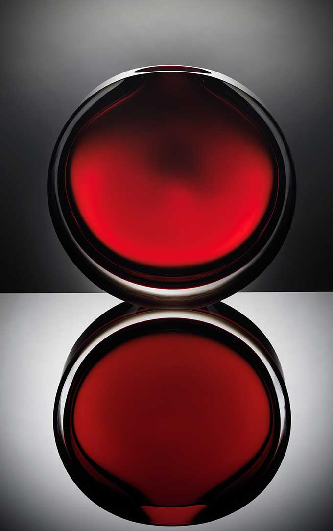 Anna Torfs - Lente Vase-Vase-Anna Torfs-smokey red-TOJU Interior