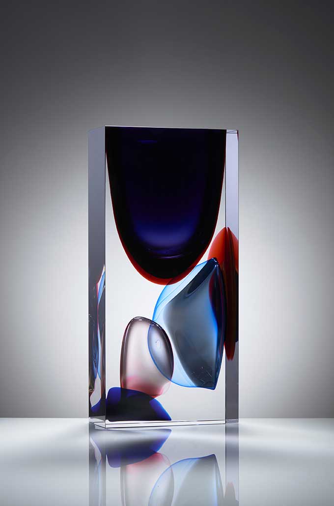 Anna Torfs - Moments Vase-Vase-Anna Torfs-high-purple-TOJU Interior