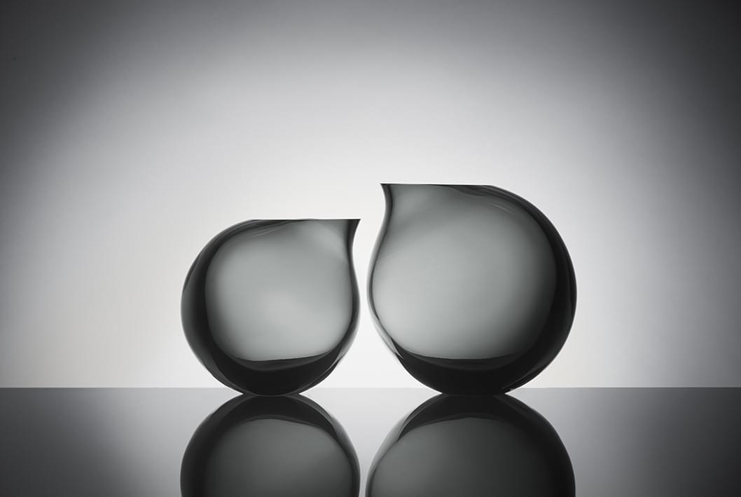 Anna Torfs - Vaza Vase-Vase-Anna Torfs-small-Grey-Clear-TOJU Interior