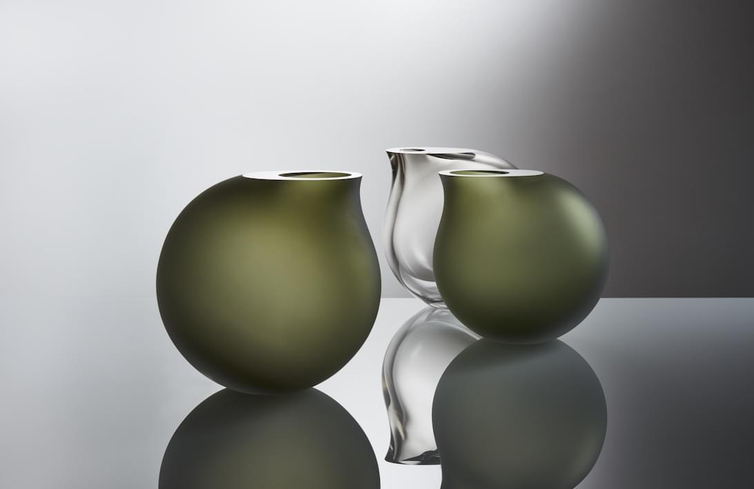 Anna Torfs - Vaza Vase-Vase-Anna Torfs-small-Moss-Clear-TOJU Interior