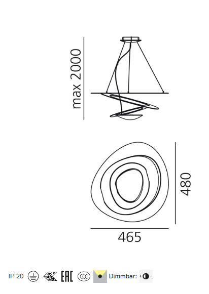 Artemide - Pirce Micro Suspension LED-Leuchten-Artemide-TOJU Interior