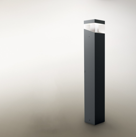 Artemide - Stehleuchte LED Outdoor Tetragono-Leuchten-Artemide-H 90 cm Anthrazitgrau-TOJU Interior