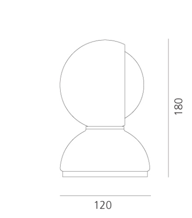 Artemide - Tischleuchte Eclisse-Leuchten-Artemide-TOJU Interior