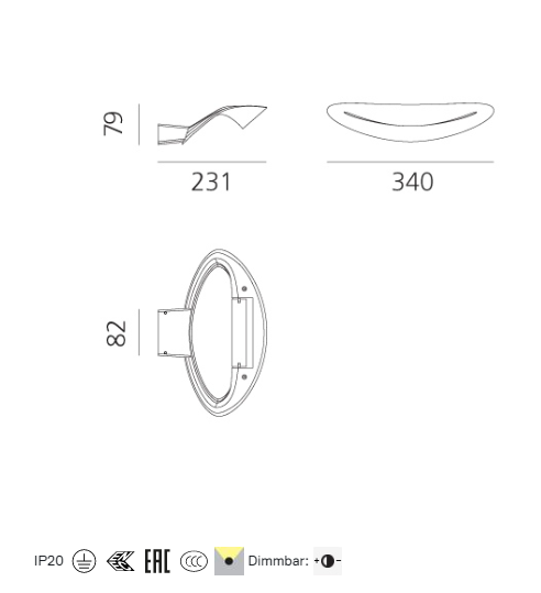 Artemide - Wandleuchte LED Mesmeri-Leuchten-Artemide-TOJU Interior