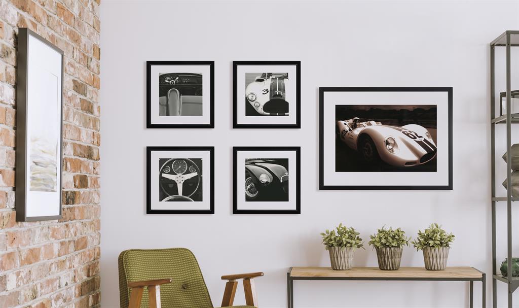 Brookpace Fine Art - 1958 LISTER JAGUAR-Wandbild-Brookpace Lascelles-TOJU Interior