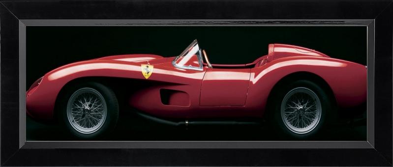 Brookpace Fine Art - FERRARI TESTAROSSA, 1958-Wandbild-Brookpace Lascelles-Studio / Lackrahmen schwarz-TOJU Interior