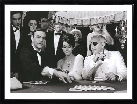 Brookpace Fine Art - Thunderball Casino-Wandbild-Brookpace Lascelles-Studio / Lackrahmen schwarz-TOJU Interior