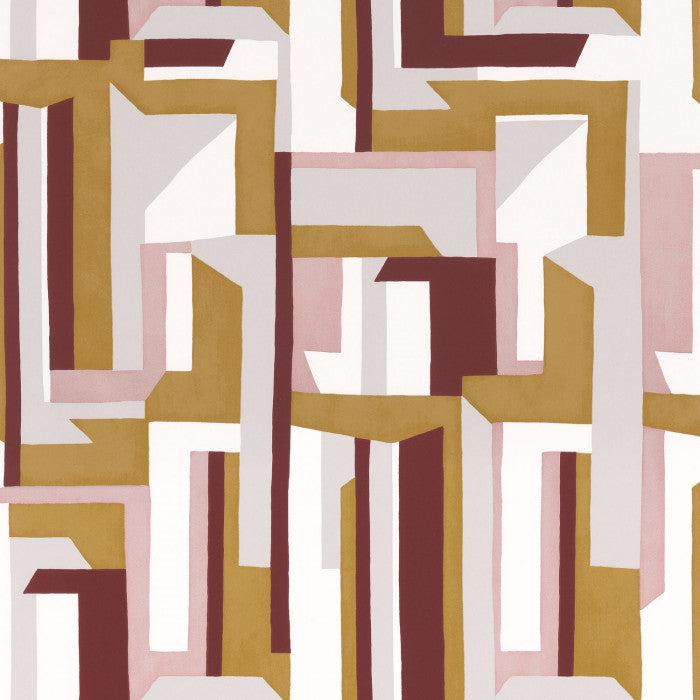 Casamance - Tapete Jazz-Tapeten-Casamance-Moutarde/blush - 74481556-TOJU Interior