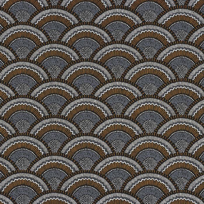 Casamance - Tapete Otto-Tapeten-Casamance-Carbone/dore - 74821748-TOJU Interior