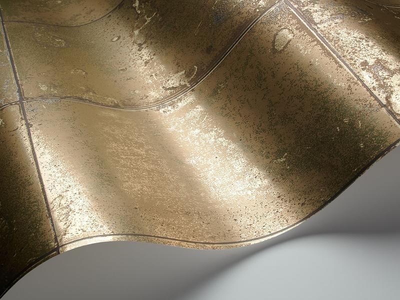 Cole and Son - Tapete Antique Mirror Wallpaper-Tapeten-Cole & Son-Metallic Gold (Foil) 92/2010-TOJU Interior