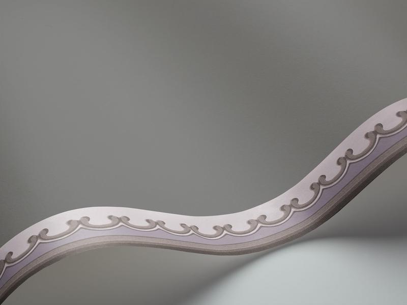 Cole and Son - Tapete Broderie Border Wallpaper-Tapeten-Cole & Son-Dove & Lilac Grey S99/14057-TOJU Interior