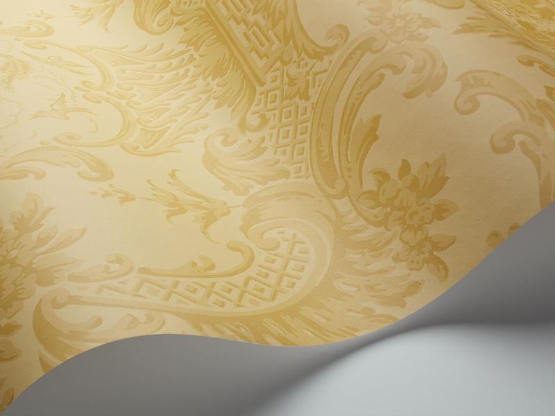 Cole and Son - Tapete Chippendale China Wallpaper-Tapeten-Cole & Son-Ochre S100/3014-TOJU Interior