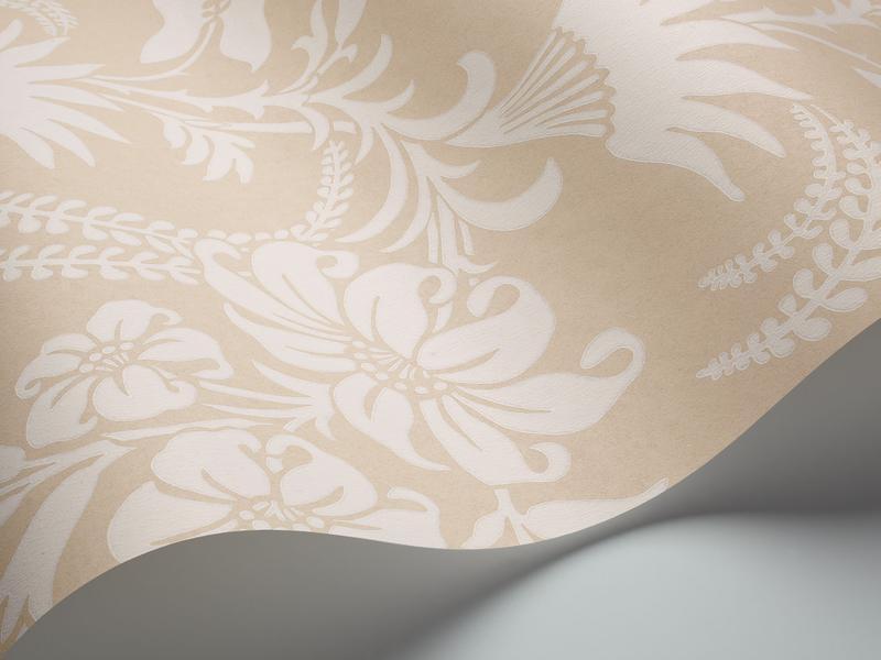 Cole and Son - Tapete Cranley Wallpaper-Tapeten-Cole & Son-Parchment on Oat S88/5019-TOJU Interior