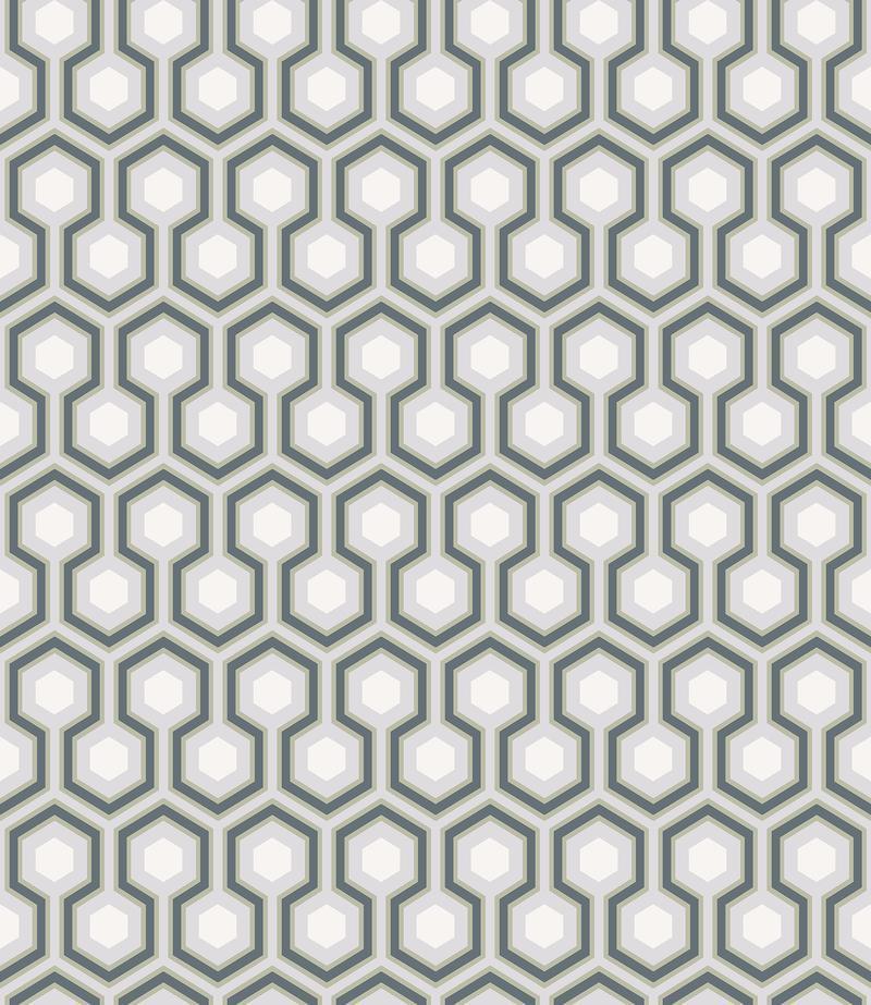 Cole and Son - Tapete Hicks Hexagon Wallpaper-Tapeten-Cole & Son-TOJU Interior