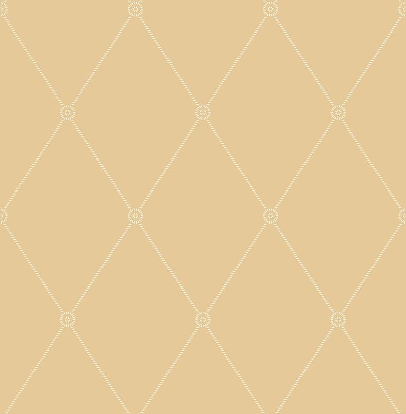 Cole and Son - Tapete Large Georgian Wallpaper-Tapeten-Cole & Son-Ochre S100/13064-TOJU Interior