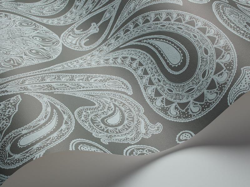 Cole and Son - Tapete Malabar Wallpaper-Tapeten-Cole & Son-Blau auf dunkel 66/1005-TOJU Interior