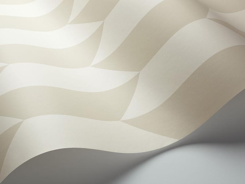 Cole and Son - Tapete Tile Wallpaper-Tapeten-Cole & Son-Parchment on Cream S105/12052-TOJU Interior