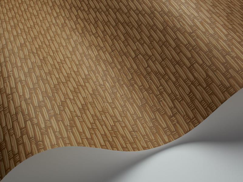 Cole and Son - Tapete Weave Wallpaper-Tapeten-Cole & Son-Ginger S92/9044-TOJU Interior
