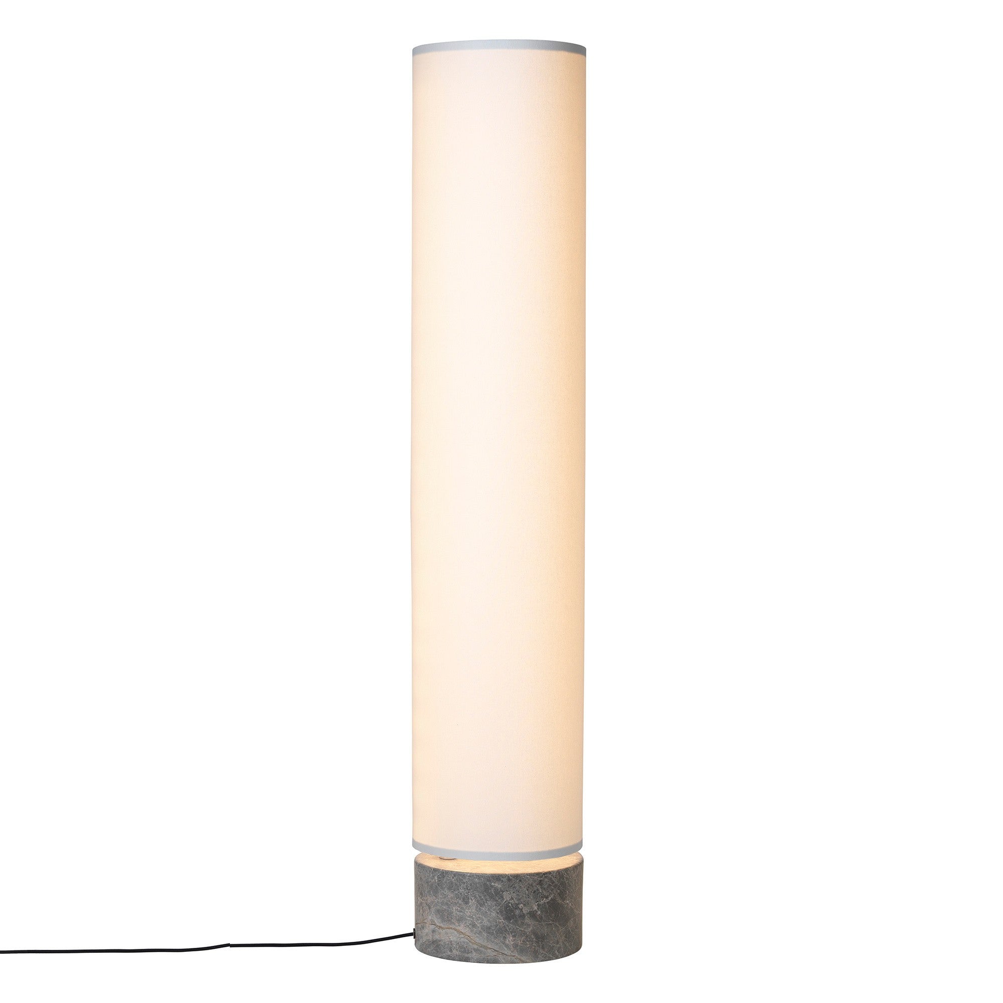 Gubi - Unbound LED Stehleuchte H 120cm-Gubi-Leinen weiß/Schirm-TOJU Interior