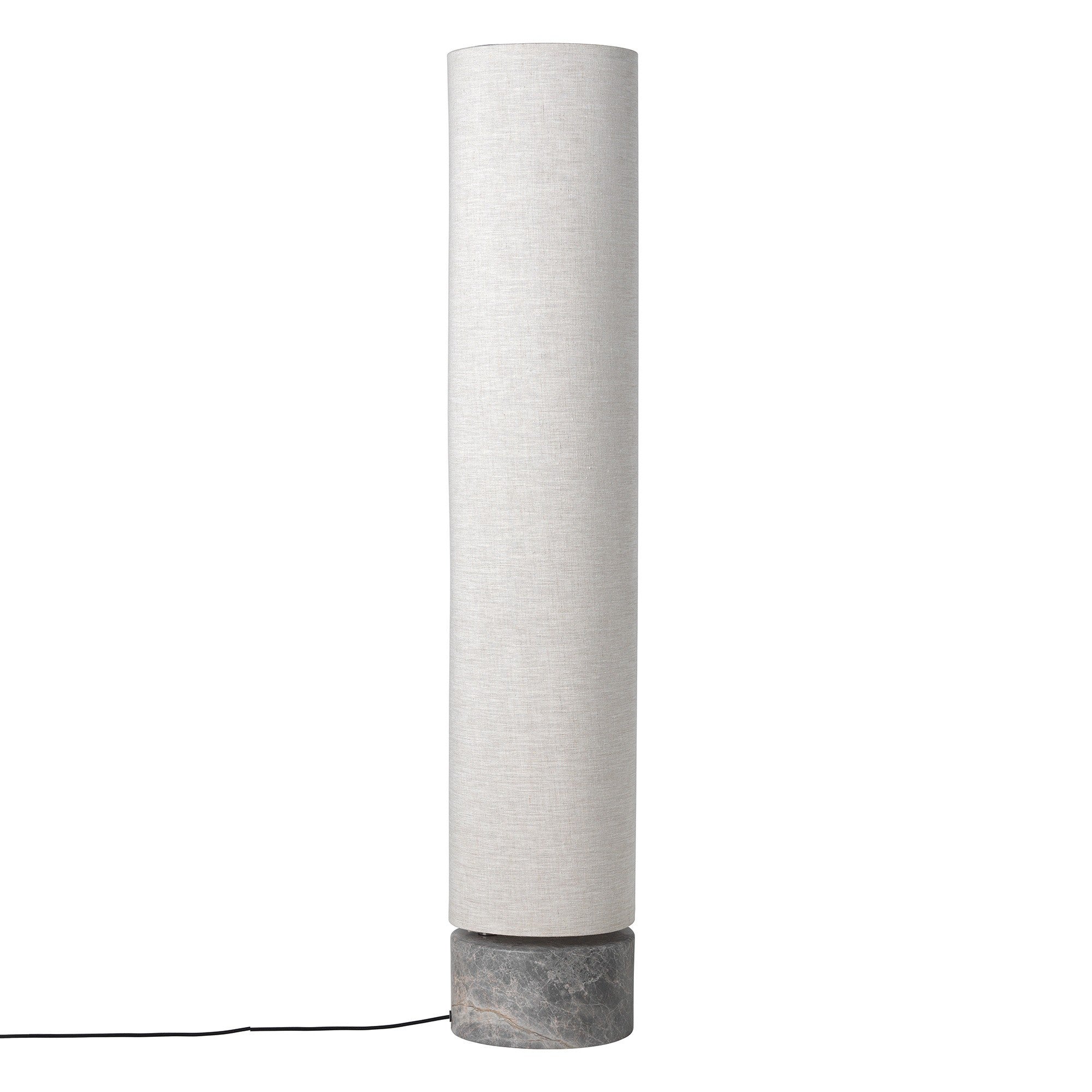 Gubi - Unbound LED Stehleuchte H 120cm-Gubi-Canvas natur/Schirm-TOJU Interior