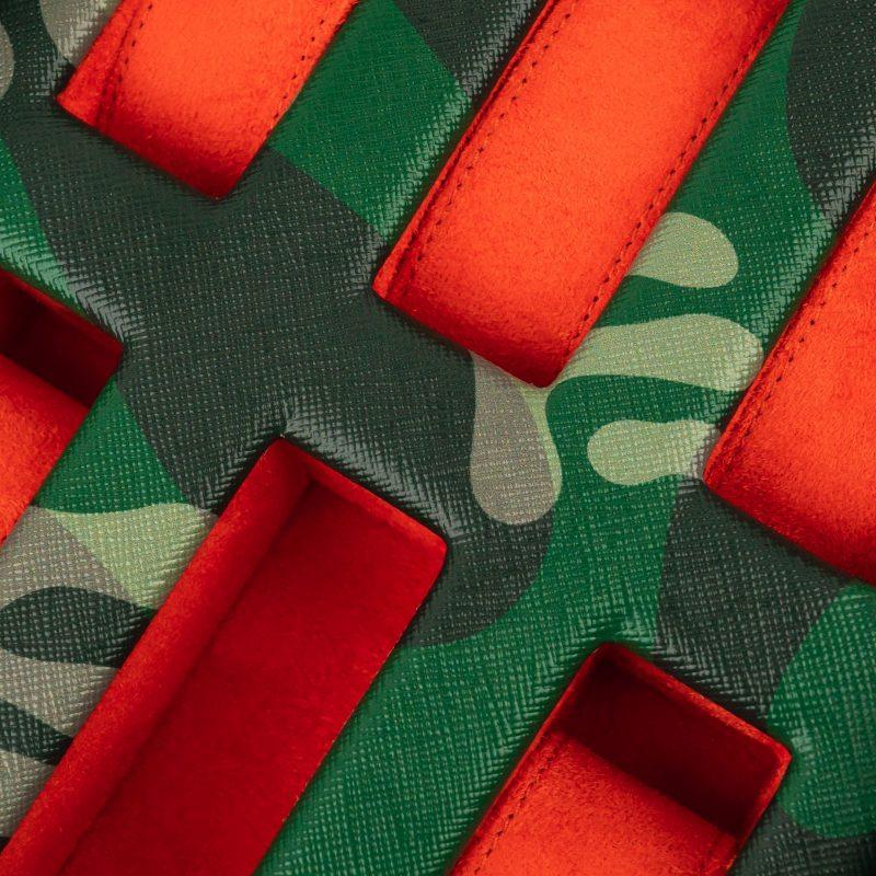 IFL Watches - Green Camo Watch Box – 6 Uhren-Uhrenbox-TOJU Interior