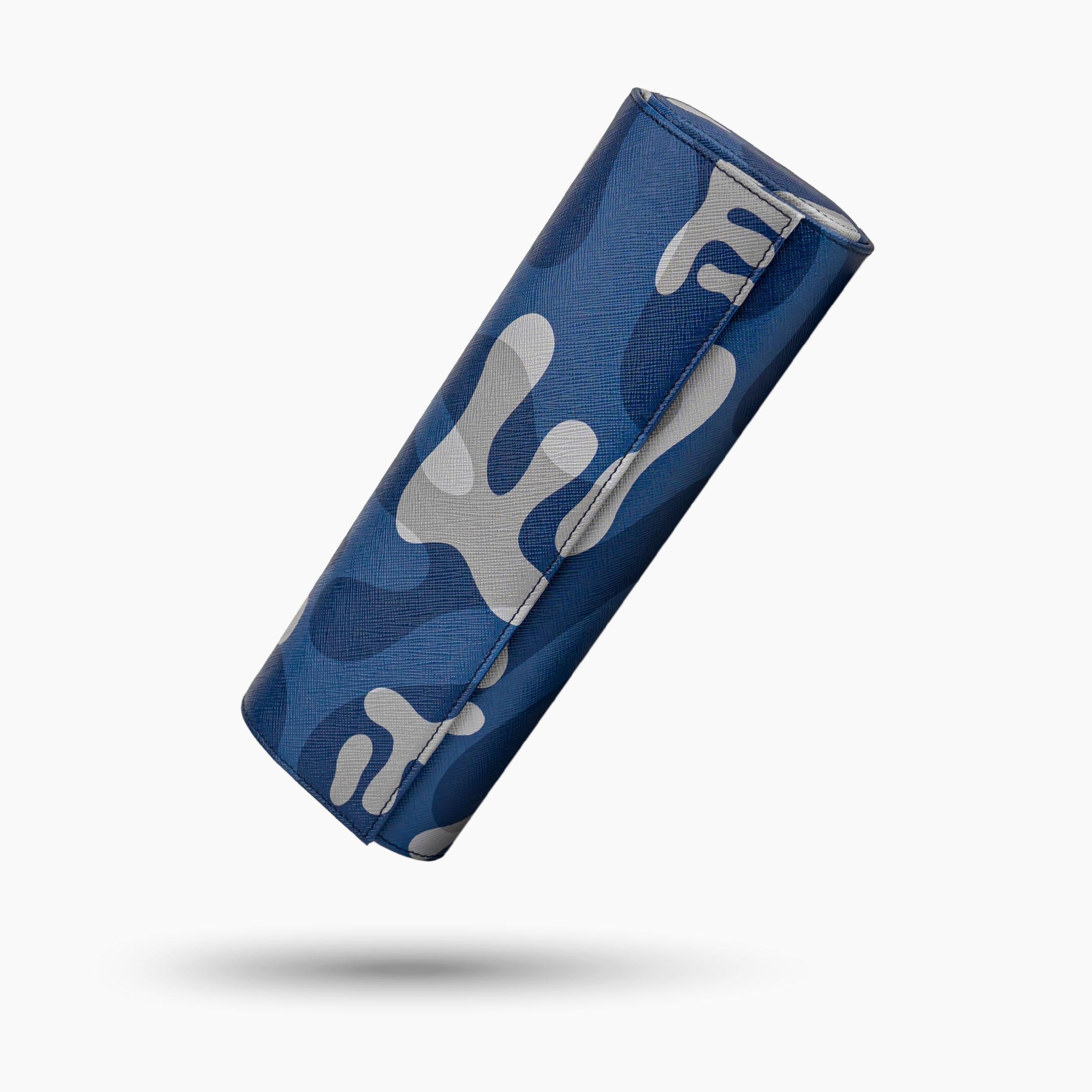 IFL Watches - Watch Roll - Blue Camo Watch Roll für 4 Uhren-Uhrenrolle-TOJU Interior