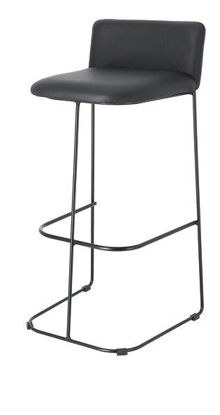 Jan Kurtz - Barhocker Ragno-Stühle-Jan Kurtz-Schwarz/schwarz-TOJU Interior
