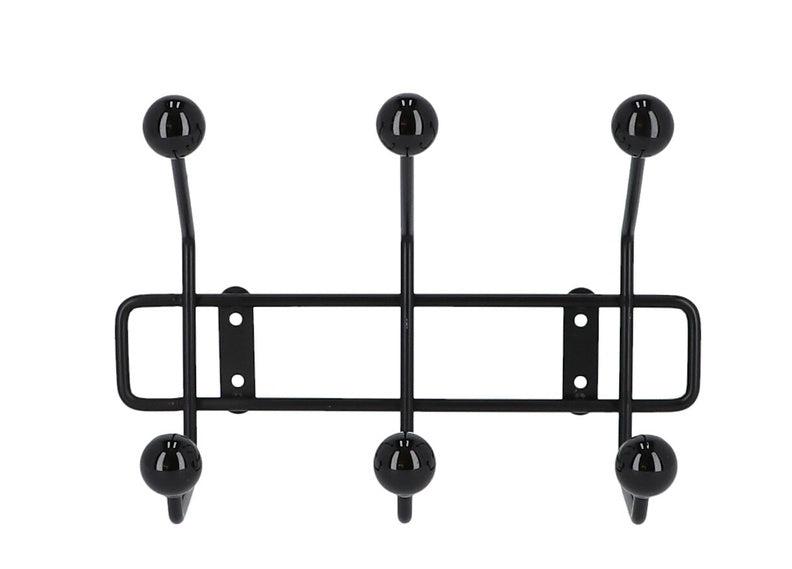 Jan Kurtz - Garderobenleiste Crick-Garderobenhaken-Jan Kurtz-17 × 51 × 11 cm-Schwarz-TOJU Interior