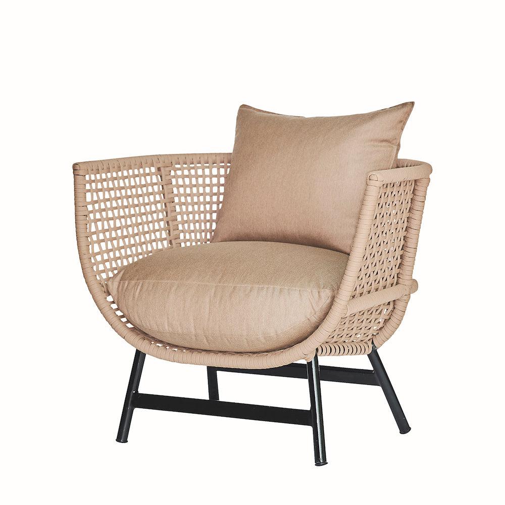 Jan Kurtz - Loungesessel Suka-Stühle-Jan Kurtz-Taupe-TOJU Interior