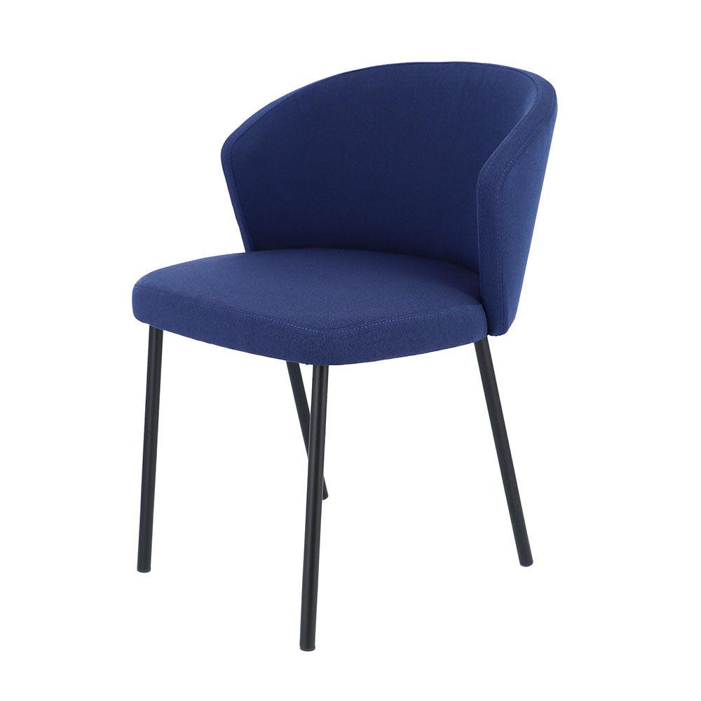 Jan Kurtz - Stuhl Mila-Stühle-Jan Kurtz-Blau-TOJU Interior