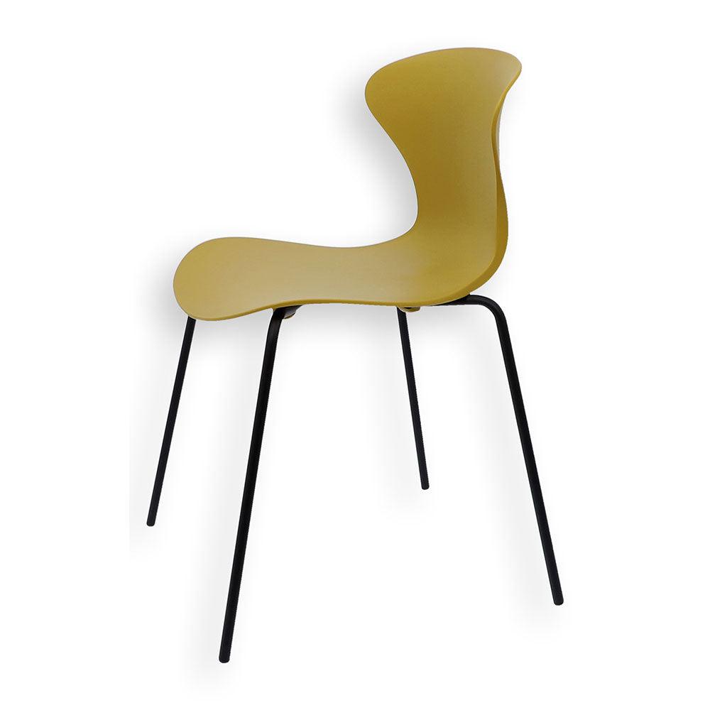 Jan Kurtz - Stuhl Riva-Stühle-Jan Kurtz-schwarz/curry-TOJU Interior
