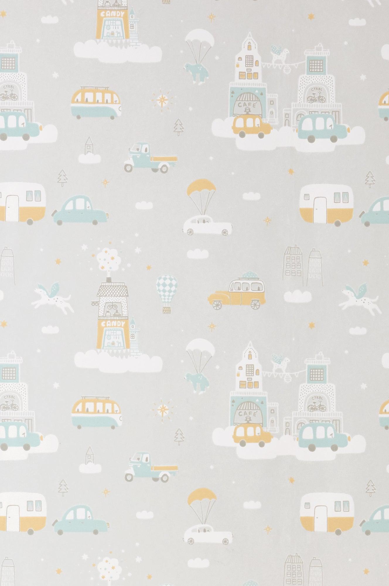 Majvillan - Tapete Above the clouds-Tapeten-Majvillan-SOFT GREY-TOJU Interior