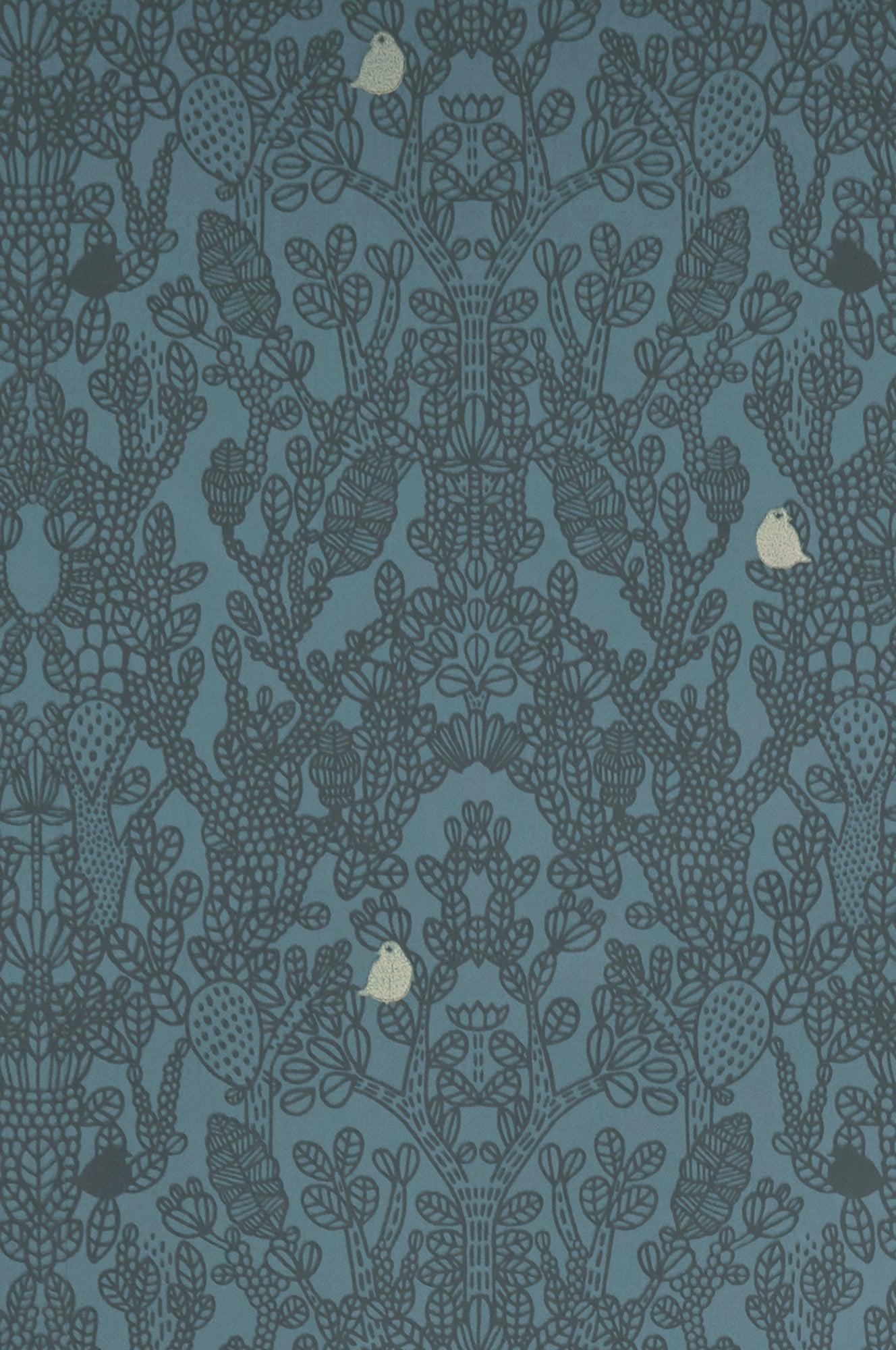 Majvillan - Tapete Amelie-Tapeten-Majvillan-Petrol-TOJU Interior