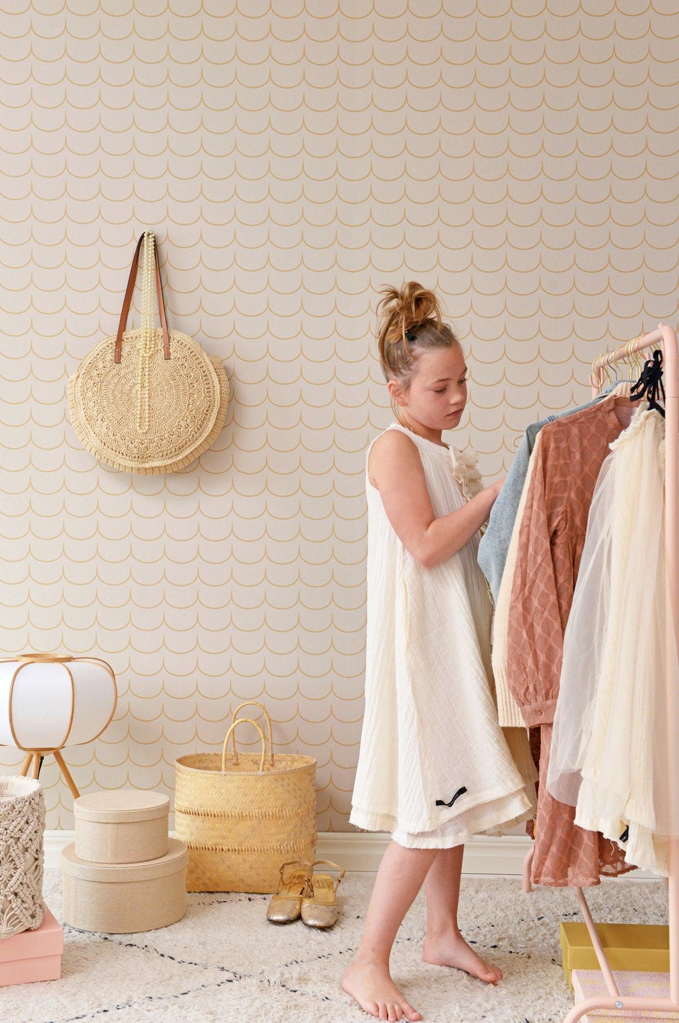 Majvillan - Tapete Drop Curtain-Tapeten-Majvillan-TOJU Interior