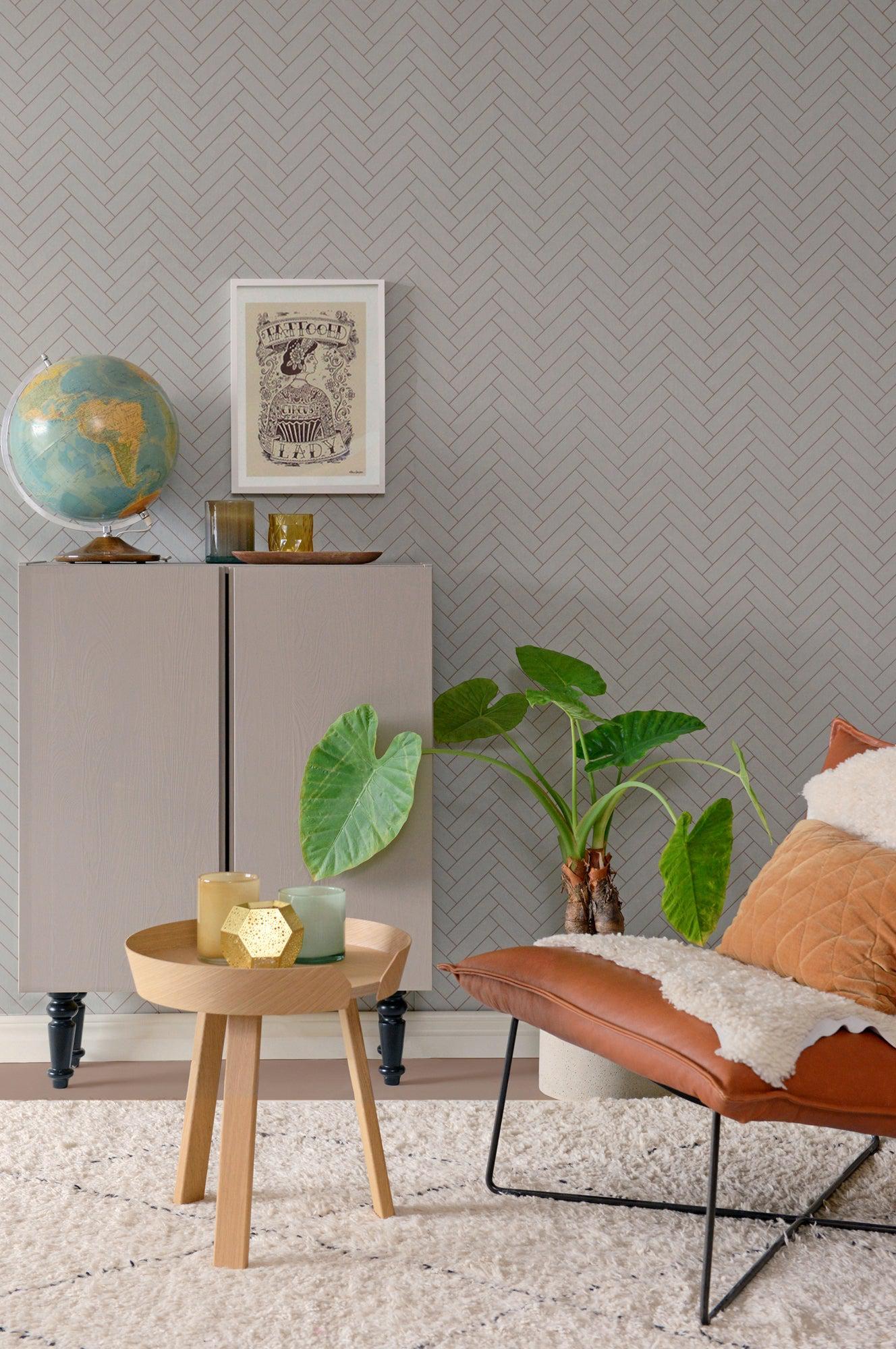 Majvillan - Tapete Herringbone-Tapeten-Majvillan-TOJU Interior