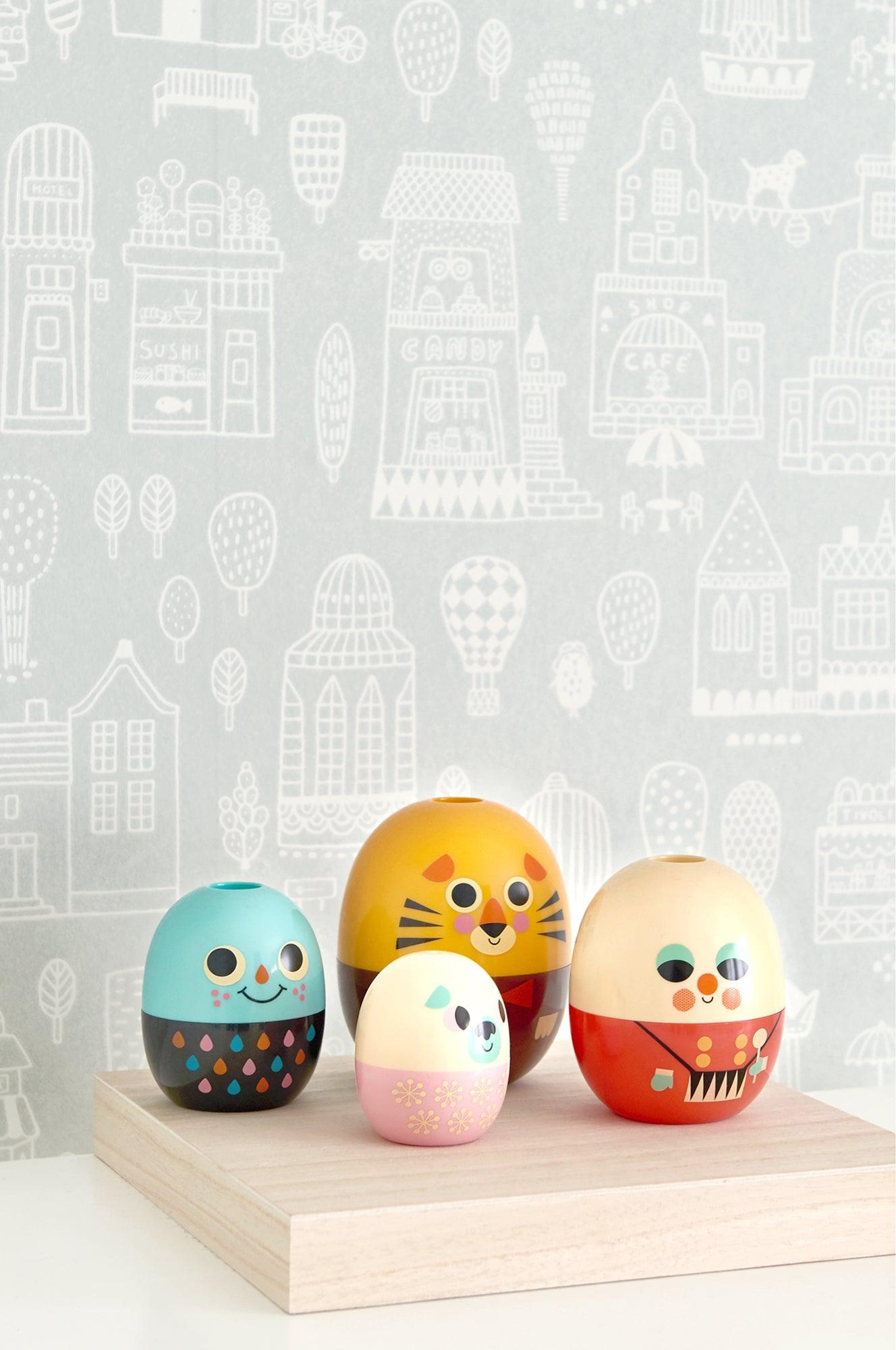 Majvillan - Tapete Small Town-Tapeten-Majvillan-TOJU Interior