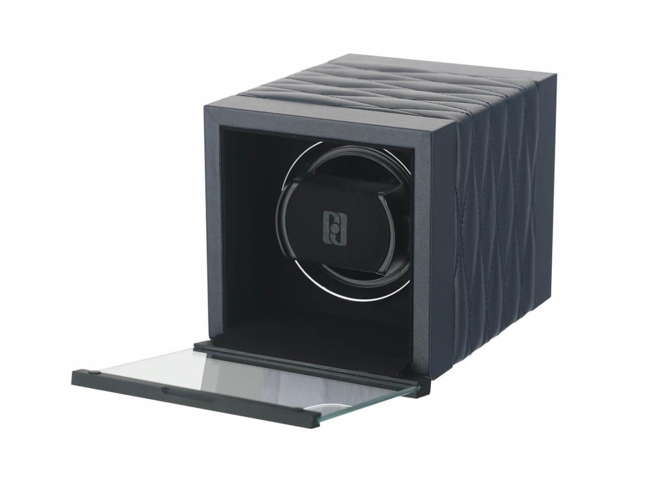 Paul Design - Uhrenbeweger Gentlemen 1D-Paul Design-Blau Kunstleder-TOJU Interior -20044