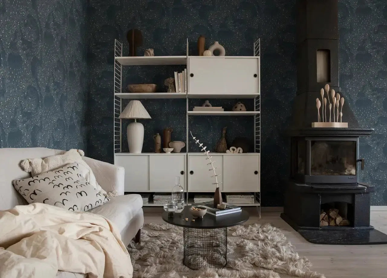 Sandberg - Tapete Evelina-Tapeten-Sandberg-Indigo Blue-TOJU Interior