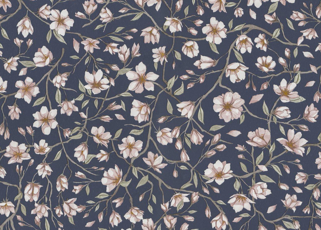 Sandberg - Tapete Sakura-Tapeten-Sandberg-Dark Blue-TOJU Interior