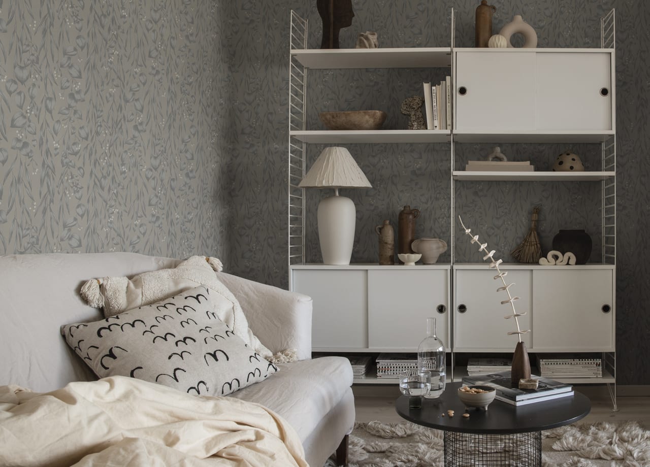 Sandberg - Tapete Sara-Tapeten-Sandberg-Indigo Blue-TOJU Interior