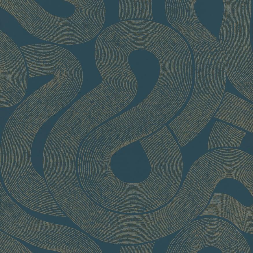 Sandberg - Tapete Zen-Sandberg-Dark Blue-TOJU Interior