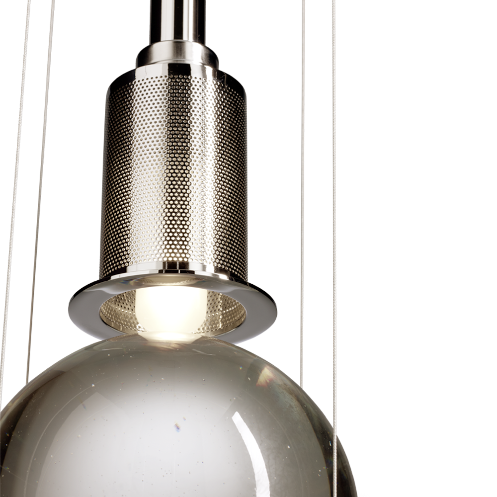 Tecnolumen - Hängeleuchte LE TRE STREGHE HL3S 81-Hängeleuchte-Tecnolumen-Chrom-TOJU Interior -HL3S81C