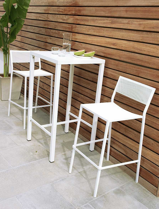 Unopiu - Barhocker Conrad mit Lehne-Stuhl-Unopiu-Grafitgrau-TOJU Interior