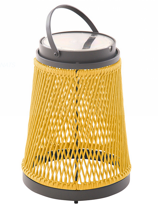 Unopiu - Bodenleuchte Solare aus Aluminium-Leuchte-Unopiu-Senf-TOJU Interior