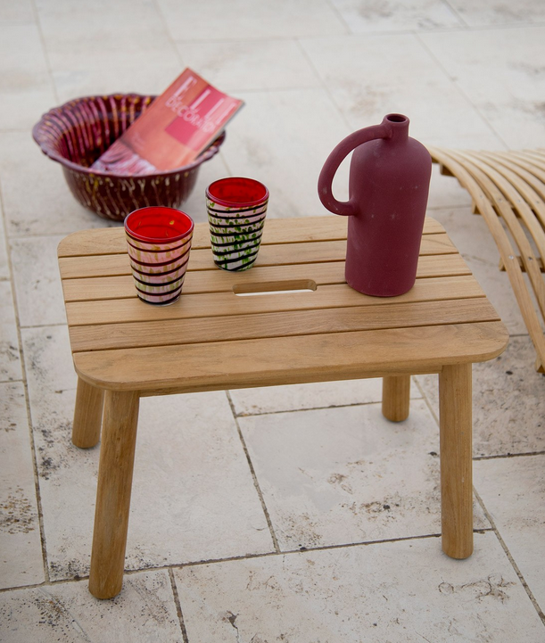 Unopiu - Couchtisch rechteckig Pevero aus Teakholz-Tisch-Unopiu-TOJU Interior