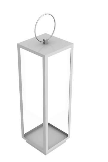 Unopiu - Lanterne Oslo verdrahtet mit Schukostecker-Leuchte-Unopiu-Weiß-TOJU Interior